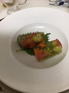 おつまみ紹介　夏野菜のゼリー寄せ