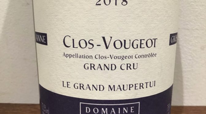 【ワイン】　クロ　ヴージョ　ル　グラン　ﾓｰﾍﾞﾙテュイ