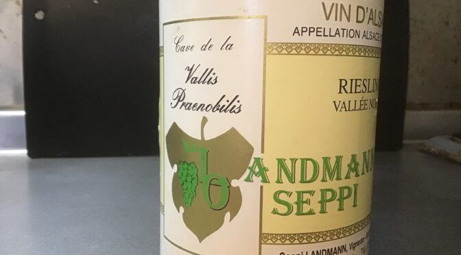 【ワイン】 リースリング・VIN　D’ALSACE　1994