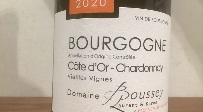 【ワイン】ブルゴーニュ　コート　ﾄﾞｰル　シャルドネ　ヴィエイユ・ヴィーニュ